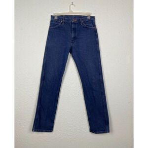 Wrangler Cowboy Cut 13MWZPW Jeans Mens32x34 Prewashed Indigo Heavy Work Denim